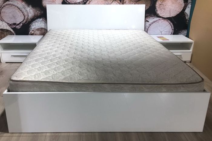 001 Міріна Спальня Ліжко MW1600 (White)