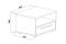 002 Міріна Спальня Тумба (White)