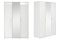 005 Міріна Спальня Гардероб 3-дверний (White)