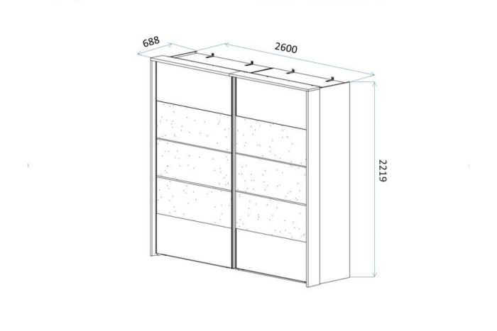008 Мелотіс Шафа-купе 2600