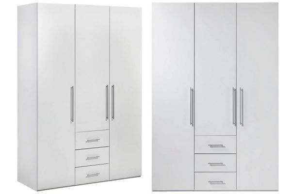 013 Магнум Шафа 3-дверна (White)