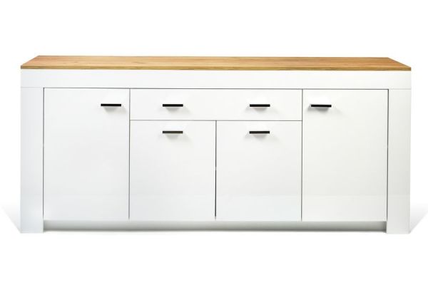 023 Лемберг Комод W1900 (White, Oak craft)