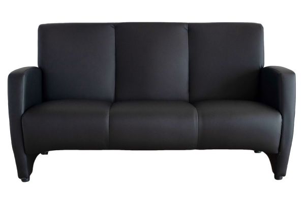 037_3 Сінді Диван 3-місний Білий/Чорний